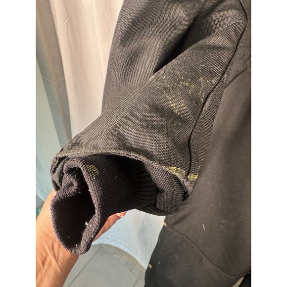 Carhartt insulated coverall black quilted-lined workwear jumpsuit men’s vintage - Picture 7 of 16